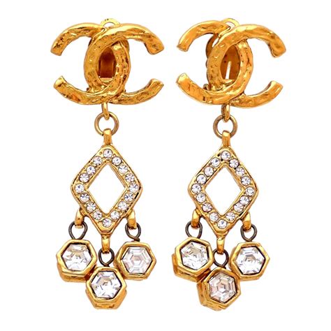 chanel earring online|authentic chanel earrings.